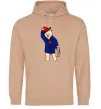 Мужская толстовка (худи) Паддінгтон Песочный Мужская толстовка (худи) Паддінгтон Песочный фото