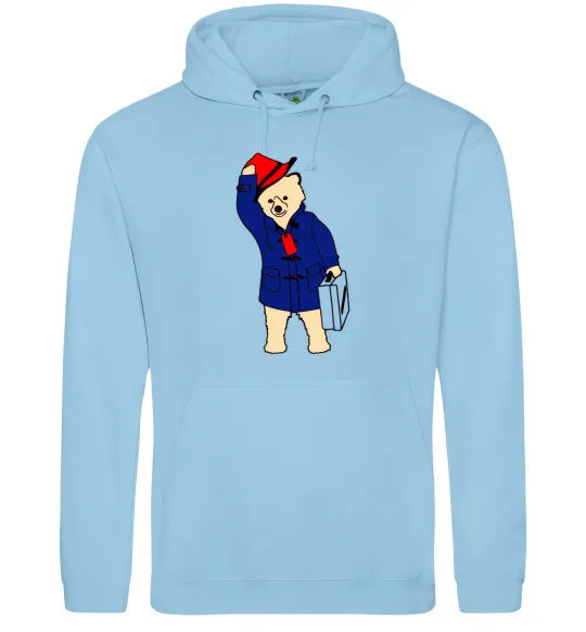 Чоловіча толстовка (худі) Паддінгтон Блакитний фото