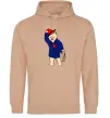 Жіноча толстовка (худі) Паддінгтон Пісочний фото