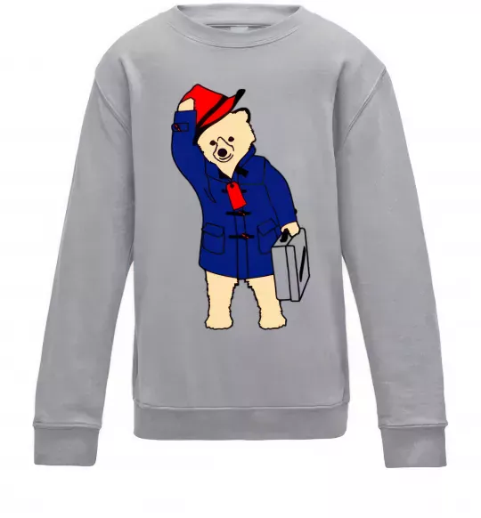Детский Свитшот Паддінгтон Серый меланж фото
