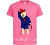 Детская футболка Паддигтон Ярко-розовый фото