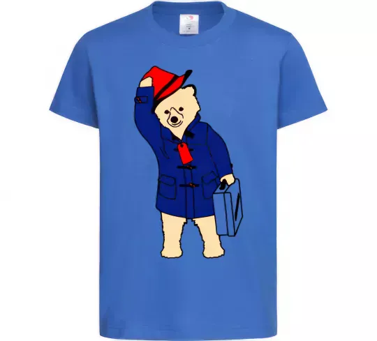 Детская футболка Паддінгтон Ярко-синий фото