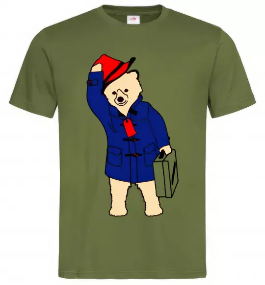 Чоловіча футболка Паддінгтон Оливковий фото