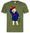 Чоловіча футболка Паддінгтон Оливковий Чоловіча футболка Паддінгтон Оливковий фото
