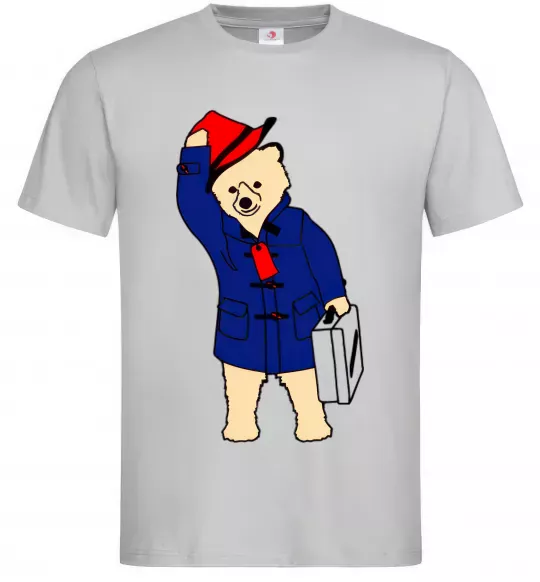 Чоловіча футболка Паддінгтон Сірий фото