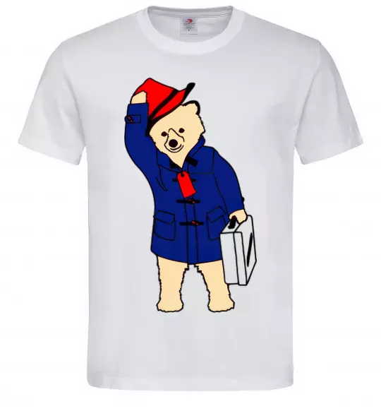 Чоловіча футболка Паддінгтон Білий фото