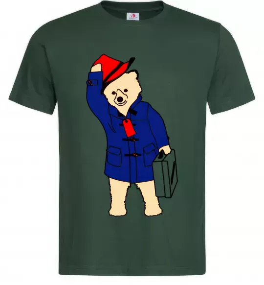 Чоловіча футболка Паддінгтон Темно-зелений фото