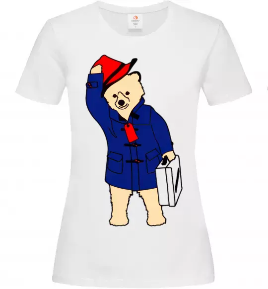 Женская футболка Паддінгтон Белый фото