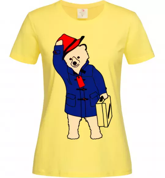 Женская футболка Паддінгтон Лимонный фото