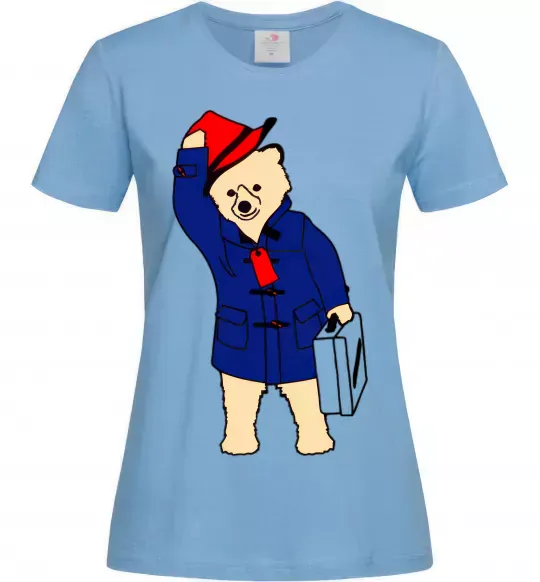 Женская футболка Паддінгтон Голубой фото