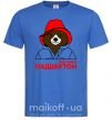 Чоловіча футболка Ведмедик Паддінгтон Яскраво-синій фото