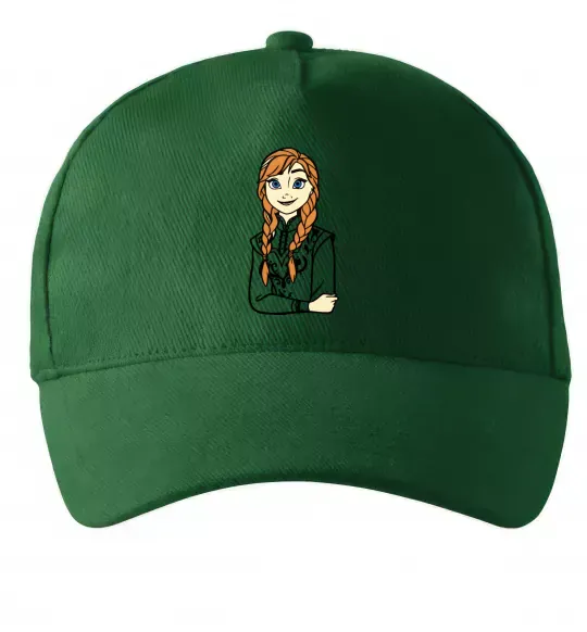 Кепка Анна Холодне Серце Темно-зеленый фото