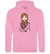 Чоловіча толстовка (худі) Анна Холодне Серце Рожевий фото