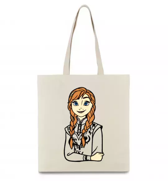 Эко-сумка Анна Холодне Серце Бежевый фото