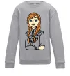 Детский Свитшот Анна Холодне Серце Серый меланж фото