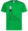 Чоловіча футболка Ельза Холодне Серце Зелений фото