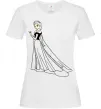 Жіноча футболка Ельза Холодне Серце Білий Жіноча футболка Ельза Холодне Серце Білий фото