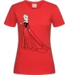 Жіноча футболка Ельза Холодне Серце Червоний Жіноча футболка Ельза Холодне Серце Червоний фото