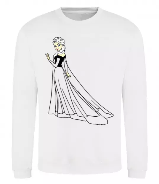 Свитшот Ельза Холодне Серце Белый фото