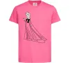 Детская футболка Ельза Холодне Серце Ярко-розовый фото