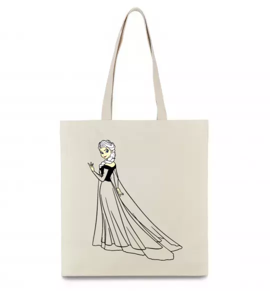 Эко-сумка Ельза Холодне Серце Бежевый фото