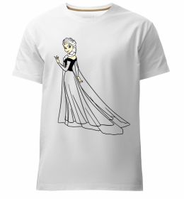 Мужская премиум футболка Ельза Холодне Серце