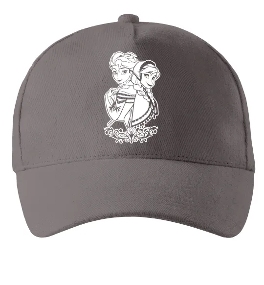 Кепка Анна та Ельза Сірий фото