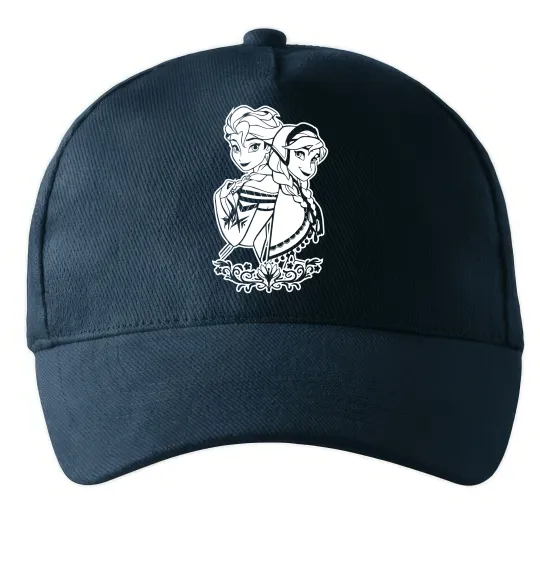 Кепка Анна та Ельза Темно-синій фото