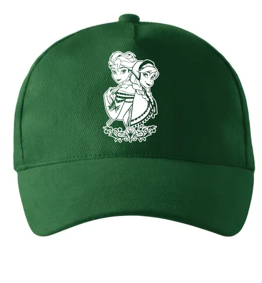 Кепка Анна та Ельза Темно-зелений фото