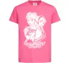 Детская футболка Анна та Ельза Ярко-розовый фото