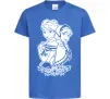 Детская футболка Анна та Ельза Ярко-синий фото