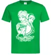 Чоловіча футболка Анна та Ельза Зелений фото