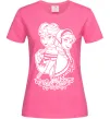 Женская футболка Анна та Ельза Ярко-розовый фото