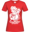 Женская футболка Анна та Ельза Красный фото