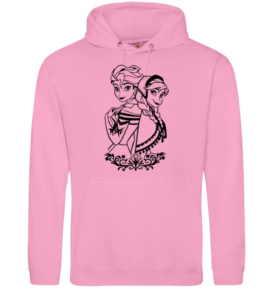 Мужская толстовка (худи) Анна та Ельза Розовый фото