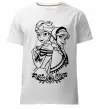 Чоловіча преміум футболка Анна та Ельза Білий фото