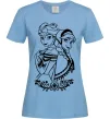 Женская футболка Анна та Ельза Голубой фото
