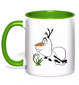 Чашка с цветной ручкой