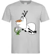 Чоловіча футболка Олаф весна Сірий фото