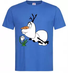 Мужская футболка Олаф летить Белый фото