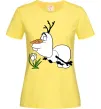 Женская футболка Олаф весна Лимонный Женская футболка Олаф весна Лимонный фото