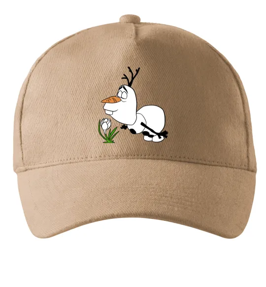 Кепка Олаф весна Песочный фото
