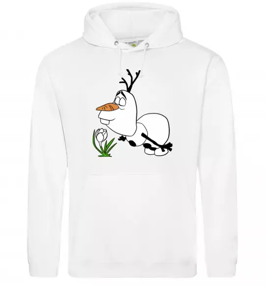 Чоловіча толстовка (худі) Олаф весна Білий фото