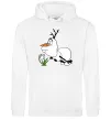 Чоловіча толстовка (худі) Олаф весна Білий фото