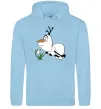 Жіноча толстовка (худі) Олаф весна Блакитний фото