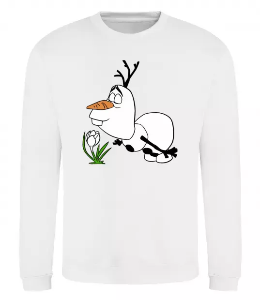 Світшот Олаф весна Білий фото