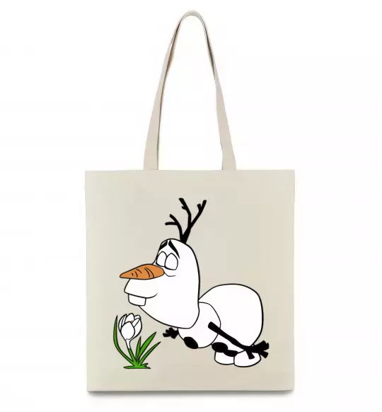 Еко-сумка Олаф весна Бежевий фото