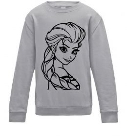 Детский Свитшот Ельза портрет