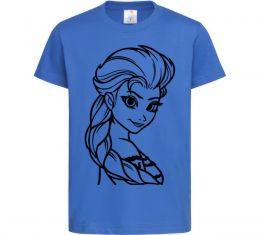 Детская футболка Ельза портрет Детская футболка Ельза портрет