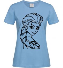 Женская футболка Ельза портрет